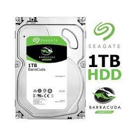 Seagate BarraCuda ST1000DM010 1TB Desktop HDD Disco rigido interno 3.5 Inch 7200 RPM SATA 6Gb / s 64MB Memoria cache - Argento